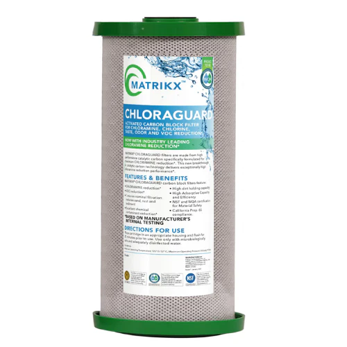 Matrix-ChloraGuard Carbon Filter (36-250-10-Matrikx) (36-250-20-Matrikx) (36-450-10-Matrikx) (36-450-20-Matrikx) - Image 3