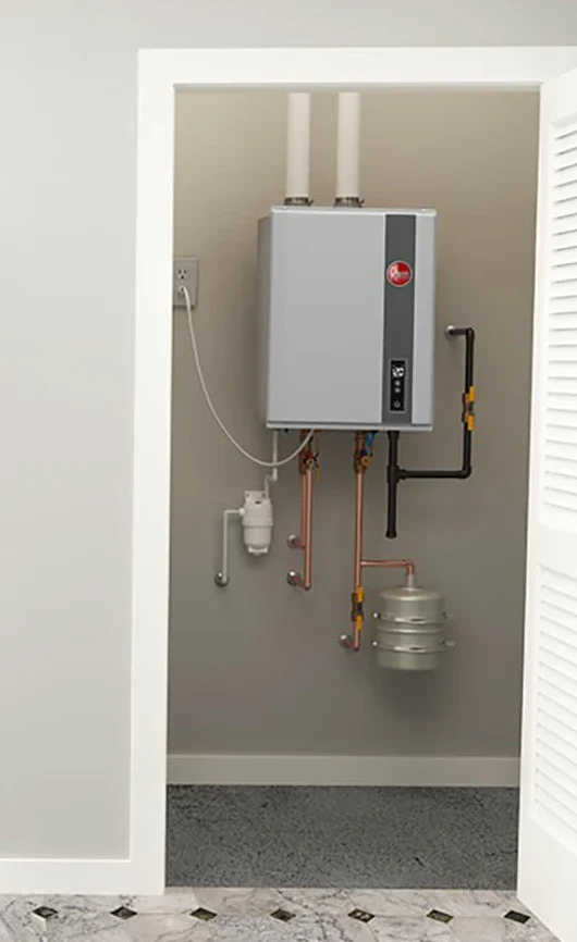 Rheem CRTGH Series Super High Efficiency Condensing Tankless Natural Gas and Liquid Propane Water Heater - Image 3