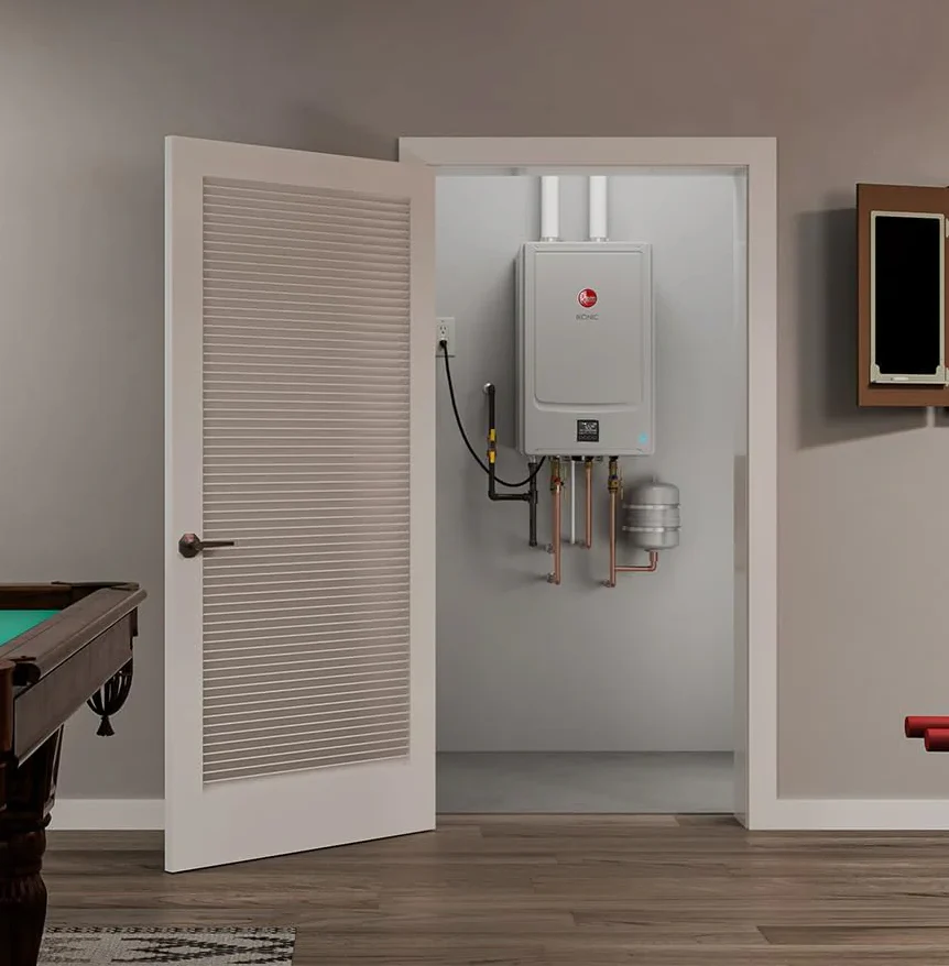 Rheem IKONIC Series Super High Efficiency Condensing Tankless Natural Gas and Liquid Propane Water Heater - Image 3